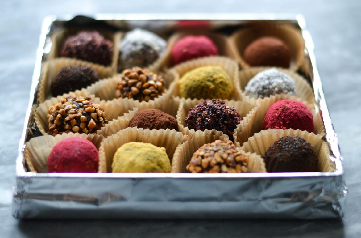Chocolate And Date Truffles In Colorful Coating | Festive Edible Gifts To Make And Give This Season